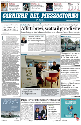 Cover of Corriere del Mezzogiorno (Puglia)