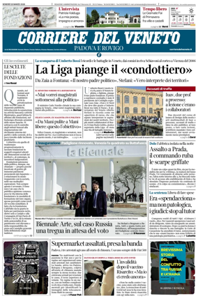 Cover of Corriere del Veneto (Padova e Rovigo)