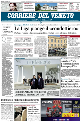 Cover of Corriere del Veneto (Treviso e Belluno)