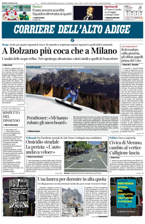 Cover of Corriere dell'Alto Adige