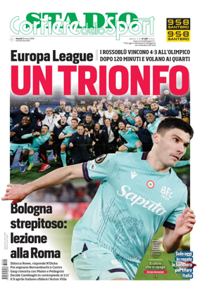 Cover of Corriere dello Sport Stadio (Bologna)