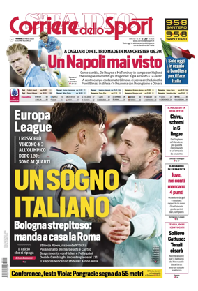 Cover of Corriere dello Sport