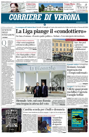Cover of Corriere di Verona