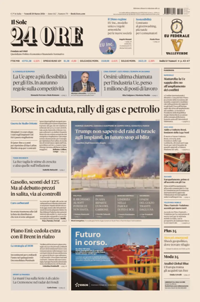 Cover of Il Sole 24 Ore