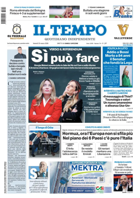 Cover of Il Tempo (Nazionale)