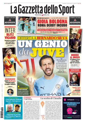 Cover of La Gazzetta dello Sport - Roma