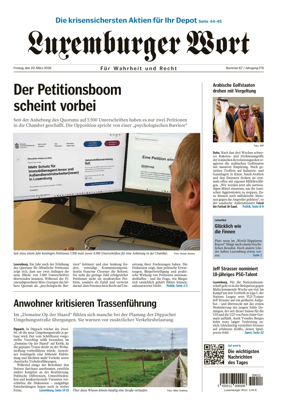 Cover of Luxemburger Wort