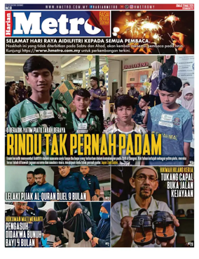 Cover of Harian Metro