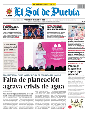 Cover of El Sol de Puebla