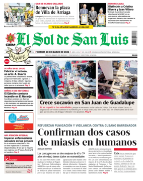 Cover of El Sol de San Luis Potosi