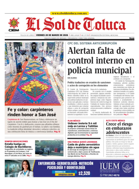 Cover of El Sol de Toluca