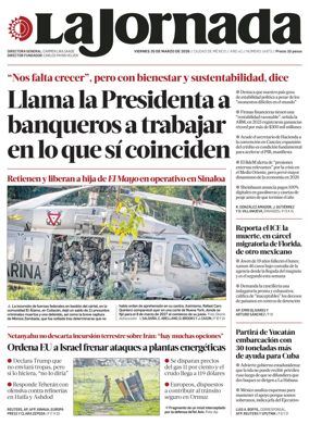Cover of La Jornada