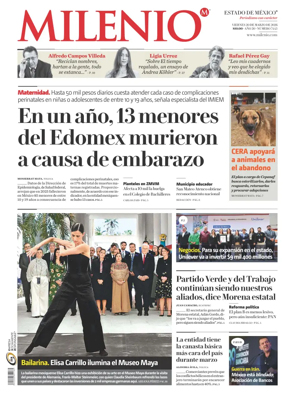 Cover of Milenio Edo de Mexico
