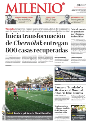 Cover of Milenio Jalisco
