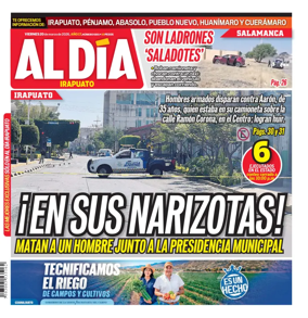 Cover of Periodico Al Dia (Irapuato)