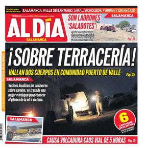 Cover of Periodico Al Dia (Salamanca)