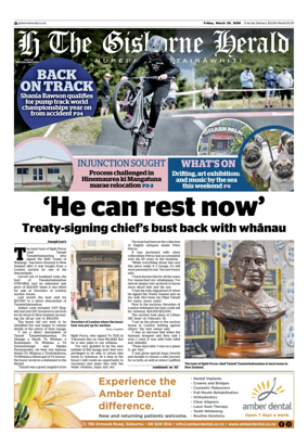 Cover of The Gisborne Herald