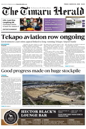 Cover of The Timaru Herald