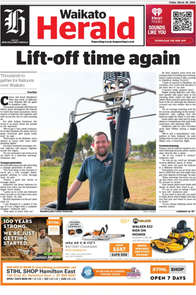 Cover of Waikato Herald