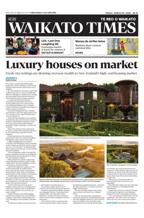 Cover of Waikato Times