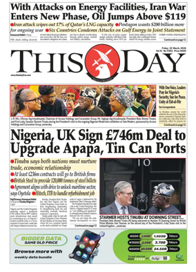 Cover of THISDAY