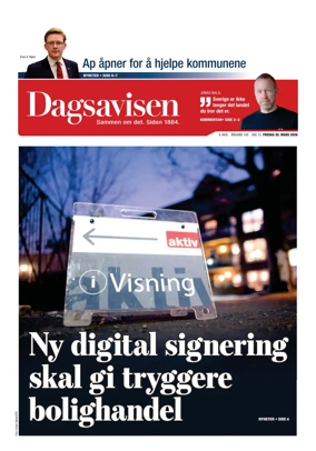 Cover of Dagsavisen