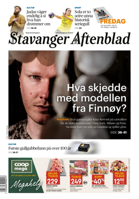 Cover of Stavanger Aftenblad