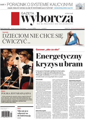 Cover of Gazeta Wyborcza