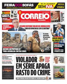 Cover of Correio da Manha