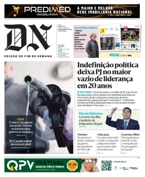 Cover of Diario de Noticias