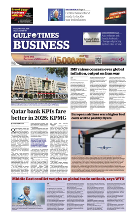 Cover of Gulf Times Business