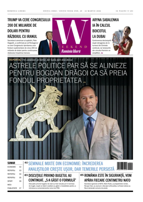 Cover of Romania Libera - Friday Edition