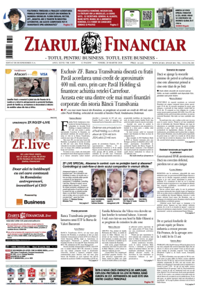 Cover of Ziarul Financiar