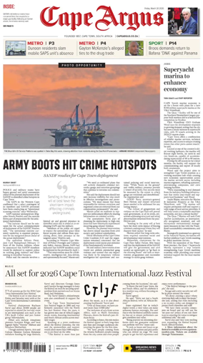 Cover of Cape Argus (PM Edition)