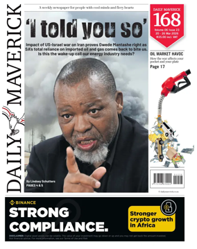 Cover of Daily Maverick