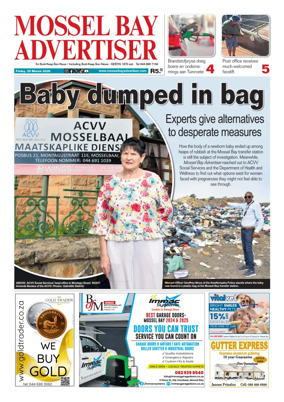 Cover of Mossel Bay Advertiser