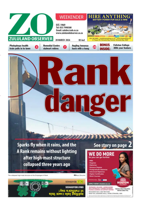 Cover of Zululand Observer - Weekender