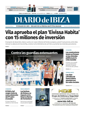 Cover of Diario de Ibiza