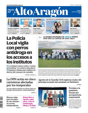Cover of Diario del Alto Aragon