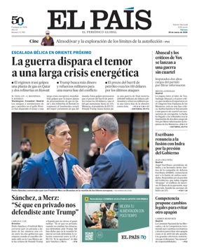 Cover of EL PAIS National