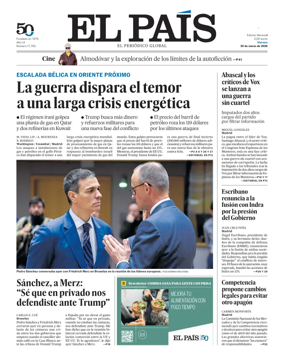 Cover of EL PAIS Euskadi