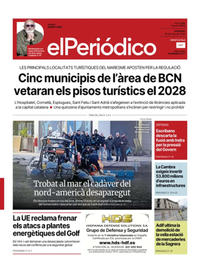 Cover of El Periodico - Catala