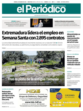 Cover of El Periodico Extremadura