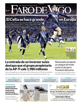 Cover of Faro de Vigo