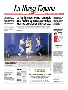 Cover of La Nueva Espana (Gijon)