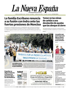 Cover of La Nueva Espana (Oriente)