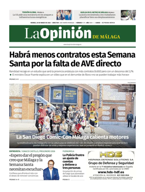 Cover of La Opinion de Malaga