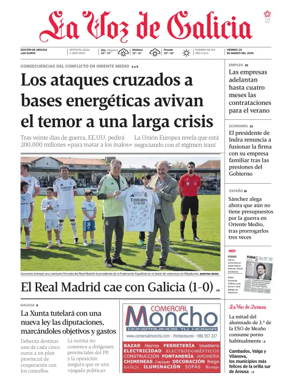 Cover of La Voz de Galicia (Arousa)