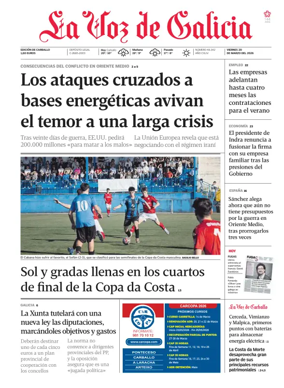 Cover of La Voz de Galicia (Carballo)