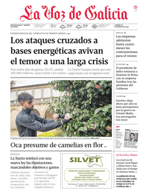 Cover of La Voz de Galicia (Deza)